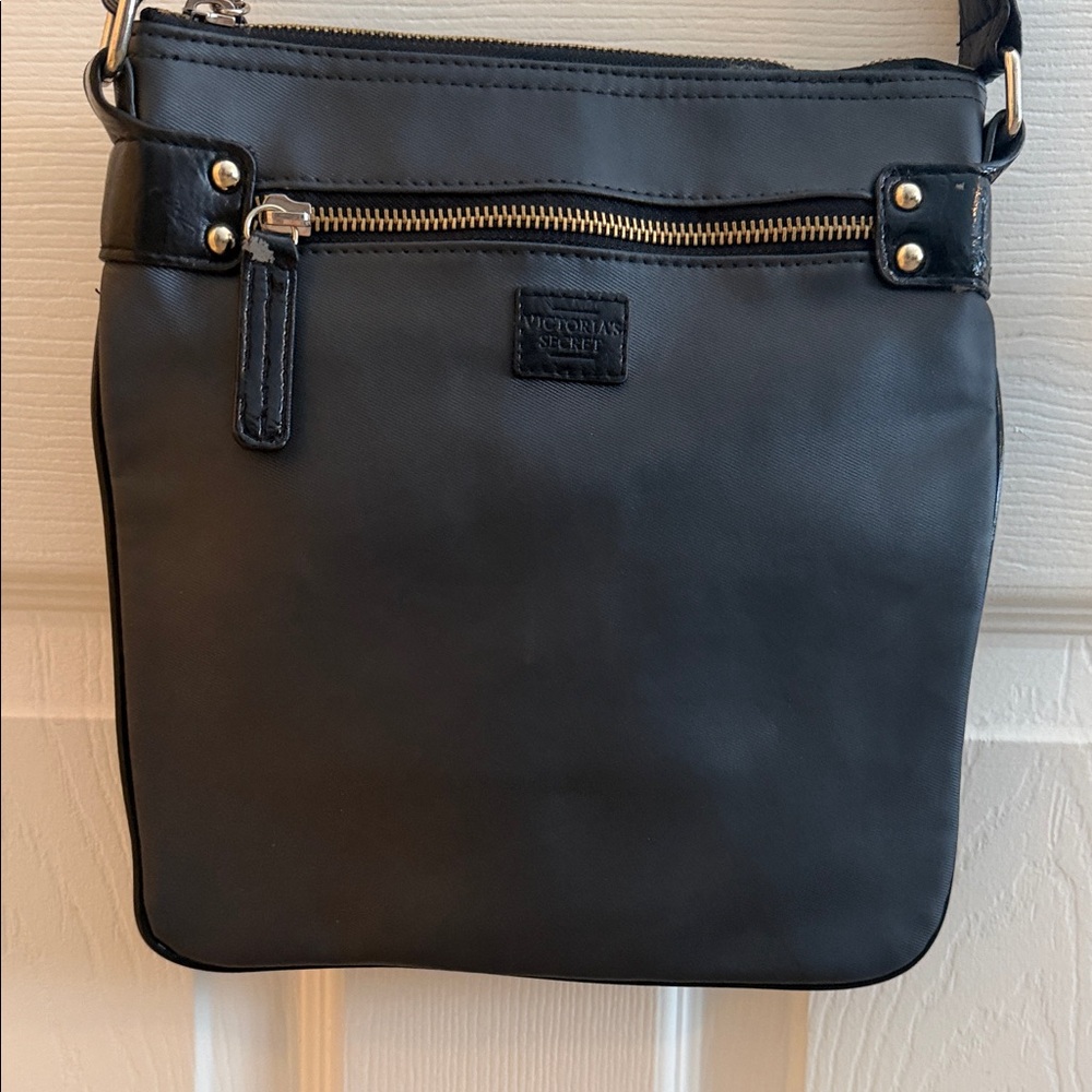Victoria's Secret Sleek Black Shoulder / Crossbody Bag